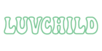 the word luvchild on a white background